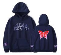 Olivia Rodrigo Sour Sweat À Capuche Rue Décontracté À Manches Longues Sweat Hommes Femmes Pull Usage Quotidien Haut XS-3XL-Black||XS
