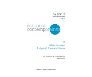 Olivia Rosenthal, 2020 - Collectif - Classiques Garnier - broché - Revue