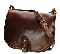 Sac à bandoulière femme en cuir Western 31x25x15 cm . Marron G