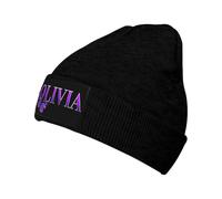 Olivia Singer Music Bonnet tricoté pour Femme - Chapeau Ample Hip Hop Doux et Extensible pour l'hiver par Temps Froid, Cadeau pour Les Fans de Musique