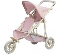 Olivia's Little World Poussette Double pour poupée Poupon de 40cm Jeux d’Imitation Jouet OL-00004