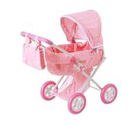 Olivia's Little World 'Twinkle Stars' Délux Poupée Poussette Rose OL-00011 | Étoiles scintillantes