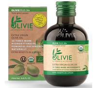 OLIVIE LES BIENFAITS DE L'OLIVIER Huile d'olive extra vierge biologique riche en polyphénols OLIVIE PLUS 30X, huile d'olive du désert marocain, EVOO, MD recommandé, biologique 8.45 Fl Oz (Lot de 1)