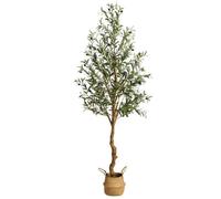 Olivier Artificiel - Décoratif - 180cm - Ultra-réaliste - 50 olives - Zéro entretien