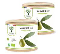 Olivier bio - Bioptimal - Complément alimentaire - Circulation Sanguine Tension Cardio - Feuille d'olivier en Poudre - 700mg par jour - Fabriqué en France - Certifié par Ecocert - 2x60 gélules