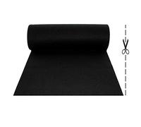 OLIVO.shop | PASSATOIA noir tapis de mariage, cérémonie événements église wedding, sur mesure H 1 m