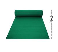 OLIVO.shop | PASSATOIA Tapis de mariage pour cérémonie d'événements église mariage baby shower, tapis pour fête, tapis long et étroit 9 couleurs sur mesure H 1 m ROPAS (VERt)