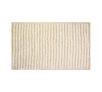 OLIVO.shop Tapis de bain antidérapant lavable en coton, tapis de bain absorbants, tapis de bain élégant, différentes couleurs et tailles (TUONO BEIGE, 45 x 85 cm)