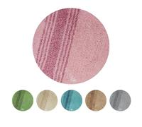 OLIVO.Shop Tapis de Bain Rond antidérapant Lavable, Tapis de Bain Absorbant, différentes Couleurs et Tailles (Ranch Rosa, 55 cm)