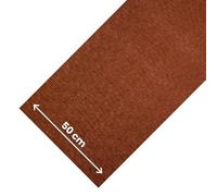 OLIVO.shop Tapis de cuisine antidérapant lavable, tapis de cuisine et couloir, couleur unie, effet rotin, au mètre, tapis de cuisine, rouleau REFLEX (RAME, 50 x 340 cm)