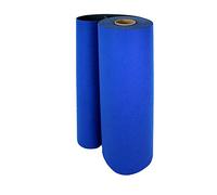 OLIVO.shop Tapis d'événement, rouleau de tapis, tapis de mariage, bleu, cérémonie, fête, tapis d'extérieur, tapis bleu au mètre, antidérapant, passerelle ROMOQU (1 x 10 mt)