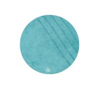OLIVO.shop Vertigo Tapis de bain rond antidérapant lavable, tapis de bain absorbant, différentes couleurs et tailles (bleu, 55 cm)