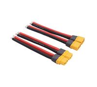 OliYin 2 Paires Amass XT60 Fiches Mâle Femelle Câble avec 12awg 10cm Silicone Fil(Pack de 2)
