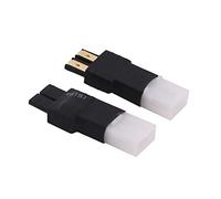 OliYin 2pcs mâle TRX à connecteur d'adaptateur Femelle Tamiya pour Chargeur de Batterie (Pack de 2)