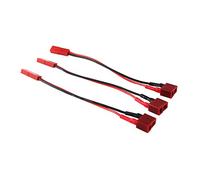 OliYin 3pcs T Plug à JST Plug Femelle à Femelle Adaptateur avec câble 22awg 10cm (Pack de 3)