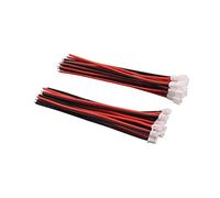 OliYin JST-PH 2.0 Lot de 10 paires de connecteurs micro électriques mâles et femelles avec fil en silicone 22 AWG 10 cm pour batterie JJRC H36 H67 lame inductrix E010 E013