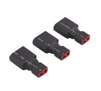 OliYin T-Plug Deans Style Female to XT90 / XT-90 Male Connector Adapter (Pack of 3)