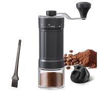 Olkezz® Moulin à café manuel externe réglable, avec fraise conique contemporaine en céramique de haute précision, 40 niveaux réglables, pour Aeropress, Espresso, Verser Over, Cafetière à piston