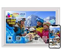 OLKIEQZ 64GB 11inch Digital Picture Frame WiFi6&5G Digital Photo Frame 100% sRGB 1920x1280 FHD IPS Touch Screen,Share Photos & Videos