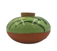 Olla Galet Gourmand Pistache - Irrigation Naturelle en Terre Cuite pour Plantes en Pot - 15 cl - Arrosage Autonome 2 à 5 Jours - Économiseur d’Eau - Fabrication Artisanale française