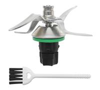 Ollanoos Couteau à pâte en acier inoxydable avec 1 brosse de rechange pour Vorwerk Thermomix TM5, remplacement pour Vorwerk Thermomix TM6