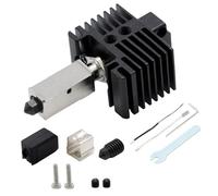 Ollanoos Kit Heat End de rechange pour imprimante 3D Bambu Labs X1/X1C, avec bloc chauffant revêtu de cuivre, Thermal Cut-Off en titane, buse en acier trempé et manchon en silicone Heat End