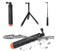 Ollanoos Poignée flottante pour caméra sous-marine avec adaptateur de support pour caméra GoPro 13 12 11 10 9 8 7 6 5 4 Accessoires de photographie de plongée