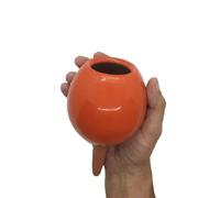 Ollas à Planter en Terre Cuite - Fabrication 100% Française - Irrigation Goutte à Goutte Automatique Eco-Responsable - 70% d'Economie d'eau - Cône d'Arrosage Intérieur & Extérieur (Orange)