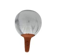 Ollas Lutton Olla Terre Cuite à Planter 40cl| Arrosage Autonome pour Plantes d'Intérieur Ecologique & Economique | Système d'Irrigation Naturel | Autonomie 3 Jours | Ollas marbré Perle