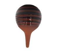 Ollas Lutton Olla Terre Cuite à Planter 40cl| Arrosage Autonome pour Plantes d'Intérieur Ecologique & Economique | Système d'Irrigation Naturel | Autonomie 3 Jours | ollas Spirales Noir café