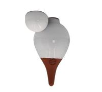 Ollas Lutton Olla Terre Cuite à Planter 40cl| Arrosage Autonome pour Plantes d'interrieur Ecologique & Economique | Système d'Irrigation Naturel | Autonomie 3 Jours | Ollas Sabeur Blanc
