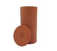 Ollas Lutton Olla Terre Cuite Tube à Enterrer 3L | Arrosage Autonome pour Plantes d'Extérieur Ecologique & Economique | Système d'Irrigation Naturel | Autonomie 5 Jours | OYA Terracotta