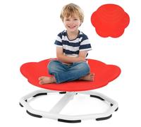 Ollewiellan Chaise pivotante sensorielle pour enfant à 360° - Balance silencieuse - Avec plateau basculant sûr - Siège ergonomique et design pattes de chat - Jouet sensoriel pour garçons et filles