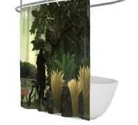 OLLIAR Home Rideau de Douche Le Charmeur de Serpent 100x200cm