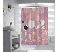 OLLIAR Home Rideau de Douche Moderne du Milieu du Siècle 100x180cm
