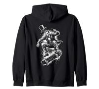 Ollie Graphic, Skateur Abraham Lincoln Sweat à Capuche