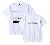 OLLQSB Henry Moodie Good Old Days Illustration T-Shirt Homme Et Femme Street Fashion Col Rond, Manches Courtes Convient pour Le Printemps Et L'été,Blanc,XS