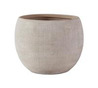 Olly & Rose Grand pot de fleurs en céramique beige