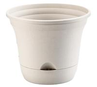 Olly & Rose Lazy Planters Grand pot de fleurs à arrosage automatique pour intérieur et extérieur Ivoire 30 cm