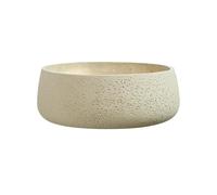 Olly & Rose Pot de fleurs en céramique pour intérieur et extérieur - Ivoire - 40,6 cm