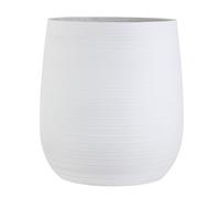 Olly & Rose Pot de Fleurs Grande Extra Large à Motifs - Blanc cassé - Pot de Fleurs XL - H 50 cm P 45 cm - Jardiniere Exterieur Grande Taille intérieure