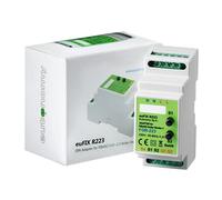 r223 - boitier "eufix" au format din pour fibaro fgr-223 (avec boutons en façade)