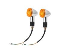 OLMAFD Clignotants Feux 2 Pièces 12V Universel Moto Clignotant Indicateur Lumineux Tournant Ambre Lampe Ampoule Moto Lampes Clignotant Flash Lampe