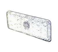 OLMAFD clignotants feux stop Réflecteur De Clignotant Frein Arrière Moto Rectangulaire, Feu Position Latéral D'arrêt, Accessoires Motocyclettes, LED Rectangulaires