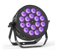 Oloaxolx 18 x 10 W RGBW LED Par Projecteur,lumières de scène avec DMX512, 4/8CH Activés par le son, Auto,mode maître esclave jeux de lumiere dj professionnel pour Fête/mariage/concert/Pub/Noël
