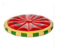 OLOTU Bouée Grand Anneau de Natation en Forme de pastèque, Anneau de Bain Rouge pour Adultes, Matelas Gonflable de Natation lit Flottant géant Ergonomique