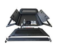 OLQYBD Auvent de Camping-Car en métal Robuste Compatible avec Les Pick-up universels, Couvre-tonneau de Remplacement Tout-Terrain en Acier