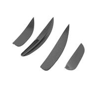 OLQYBD Becquet de diffuseur de Sortie d'air Avant arrière en Fibre de Carbone Compatible avec Mercedes-Benz W205 Coupe C200 C300 C63 2015 2016 2017 2018 2019(Front 4 PCS)