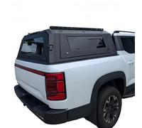 OLQYBD Hard Top Truck Bed Cover Compatible with BYD Shark 6 2024+ Aluminum Canopy Topper Waterproof Lockable Tailbox No-Drill Off-Road Overlanding Camper Cap(Aluminum)