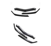 OLQYBD Lame de Pare-Chocs Avant Compatible avec Chevrolet Corvette C8 2020-2023 (Non Compatible avec la Version Z06) - Spoiler en Fibre de Carbone Style Sport - Kit carrosserie(Silver Black)